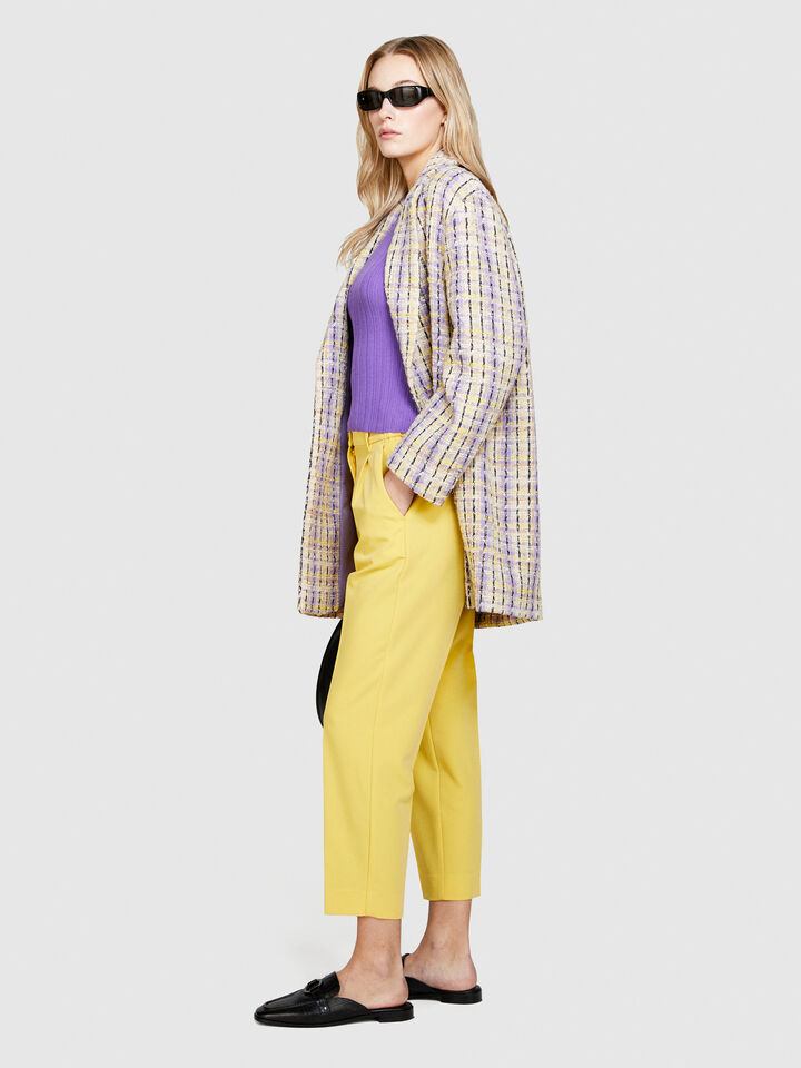 Solid color joggers - women's joggers - Yellow | Sisley image number 2